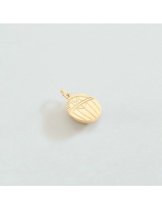Colgante TALISMANS con Malaquita en Oro | Agatha París 2