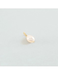 Colgante TALISMANS con Perla de Agua Dulce en Oro | Agatha París
