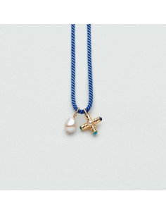 Colgante TALISMANS con Perla de Agua Dulce en Oro | Agatha París 2