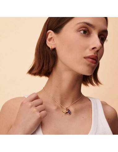 Colgante TALISMANS con Amatista en Oro | Agatha París
