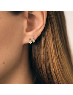 Pendientes Cortos BELOVED Multicolor en Plata de Ley – Luz y Color para Cada Día 2