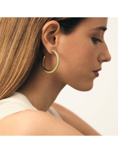 Criollas POP COLOR Caqui con Acabado en Oro – Estilo y Color para tu Look