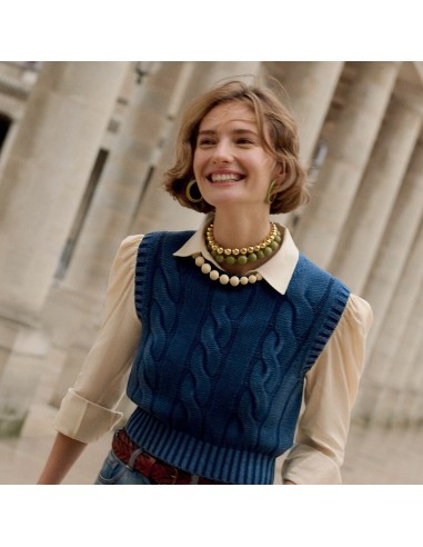 Collar corto PALAIS ROYAL Caqui y Oro | Estilo y frescura | AGATHA PARÍS