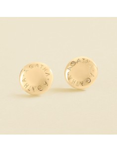 Pendientes largos PALAIS ROYAL Dorado | Chic y elegantes | AGATHA PARÍS