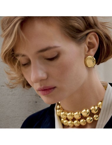 Pendientes largos PALAIS ROYAL Dorado | Chic y elegantes | AGATHA PARÍS