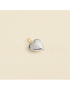 Colgante COEUR Bicolor – Amuleto de Corazón para Grandes Amores | María Pombo x Agatha París 2