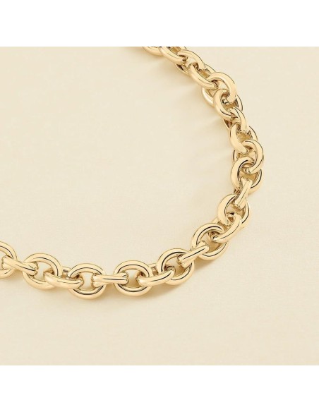 Cadena XOXO Dorado – Collar de Eslabones con Estilo Parisino | Agatha París