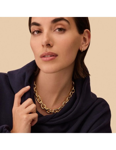 Cadena XOXO Dorado – Collar de Eslabones con Estilo Parisino | Agatha París