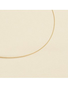 Collar Corto BASE Dorado – Cadena Minimalista para Colgantes | María Pombo x Agatha París