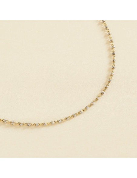 Collar corto SMARTY acabado Plata / Oro