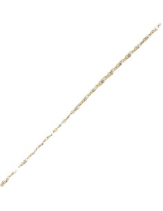 Pulsera de cadena SMARTY acabado Plata / Oro