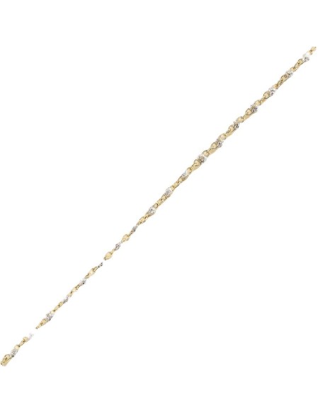 Pulsera de cadena SMARTY acabado Plata / Oro