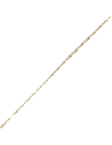 Pulsera de cadena SMARTY acabado Plata / Oro
