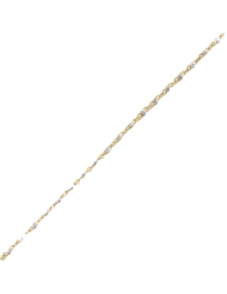 Pulsera de cadena SMARTY acabado Plata / Oro