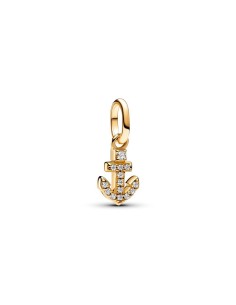 Charm Mini Colgante Pandora ME con un recubrimiento en oro de 14k Ancla ​Pandora
