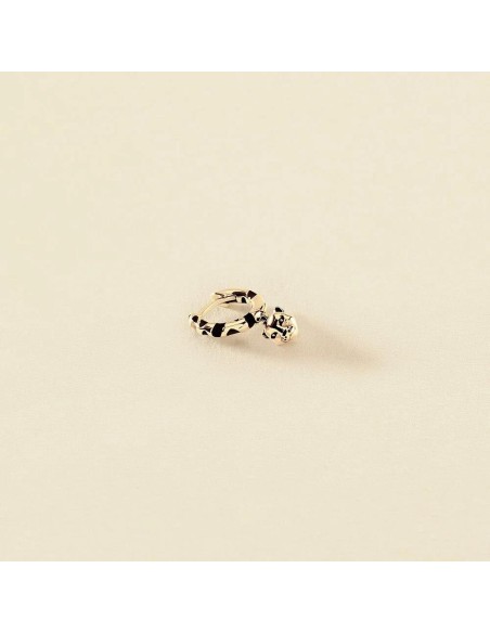 Piercing criolla LEOPARD - Negro/Oro