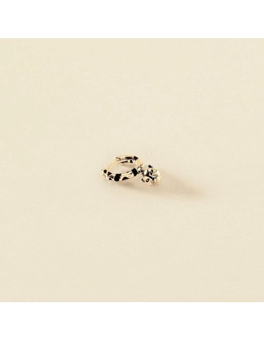 Piercing criolla LEOPARD - Negro/Oro