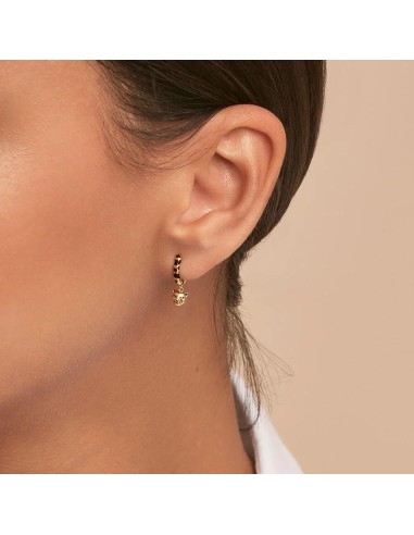Piercing criolla LEOPARD - Negro/Oro