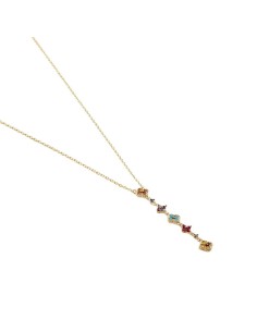 Collar Agatha París corto BELOVED Multicolor/acabado oro
