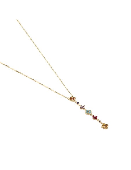 Collar Agatha París corto BELOVED Multicolor/acabado oro