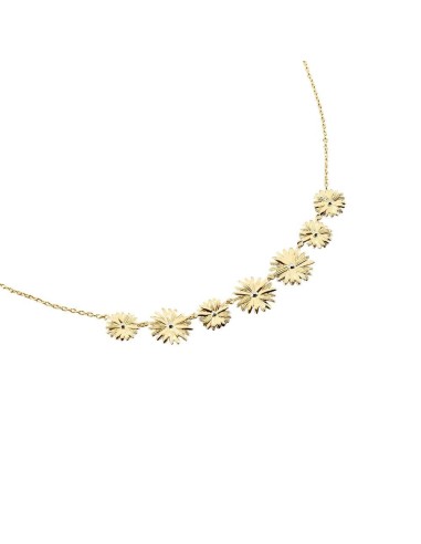 Collar Agatha París corto BLOSSOM acabado oro/plata