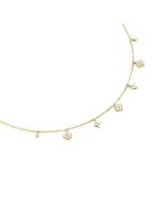 Collar Corto BELOVED - CRISTAL acabado DORADO