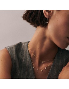 Collar Corto BELOVED - CRISTAL acabado DORADO 2