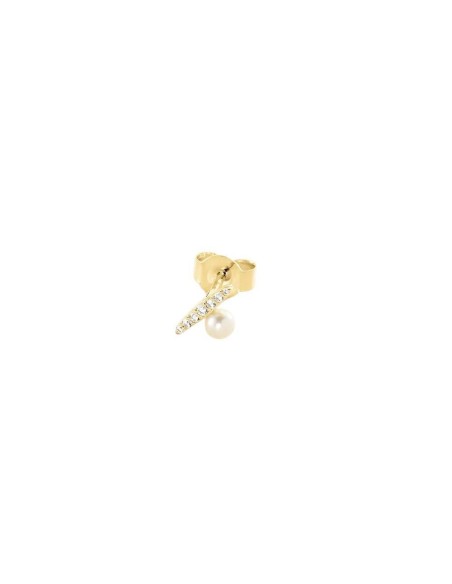 PIERCING MINI MIX & MATCH de plata - PERLA acabado ORO