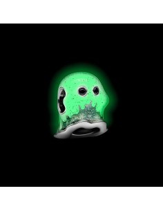 Charm en plata de ley Fantasma Boo que brilla en la oscuridad 2