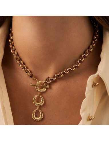 COLLAR MIDI TWIGGY - acabado ORO / CAMELLO