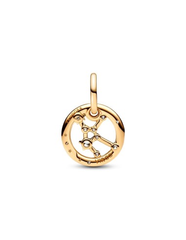 Charm Colgante con un recubrimiento en oro de 14k Zodiaco Virgo Pandora