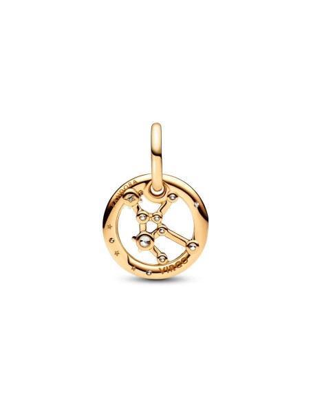 Charm Colgante con un recubrimiento en oro de 14k Zodiaco Virgo Pandora