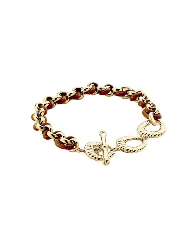 PULSERA DE CADENA TWIGGY - acabado ORO / CAMELLO