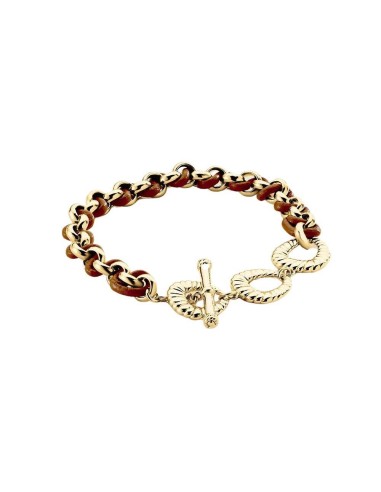 PULSERA DE CADENA TWIGGY - acabado ORO / CAMELLO