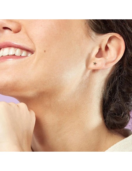Piercing mini ASTRA - Violeta / Oro