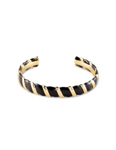 Pulsera rígida SESHA - Negro / Oro 2