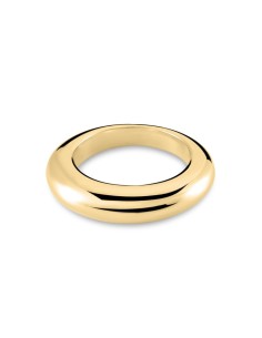 Anillo bañado en oro de 18k. 2