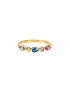 RIN1SIMETRIA - Anillo circonitas formas 