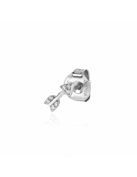 Pendiente mini FLECHITA de  AGATHA PARIS en plata de ley