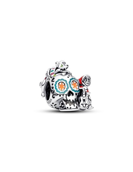 Charm Calavera de Miguel y Dante de Coco de Disney Pixar que Brilla en la Oscuridad 