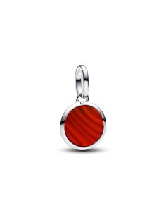 Charm Mini Medallón Grabable Pandora ME en plata de ley Rojo 