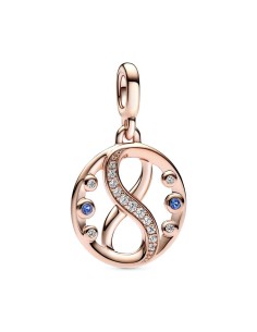 Medallón Pandora ME con un recubrimiento en oro rosa de 14k Símbolo Infinito Pandora 2
