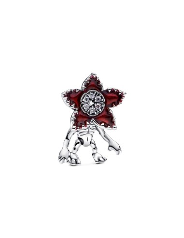 Charm Stranger Things Demogorgon móvil en plata de ley – Pandora X Netflix