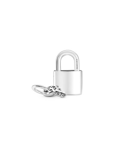 Charm Colgante en plata de ley Candado y Llave