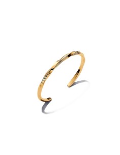 Brazalete Abierto Retorcido en Baño de Oro de 14k – Pandora Essence