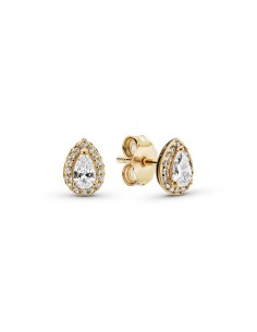 Pendientes Pandora chapado Gotas Radiantes