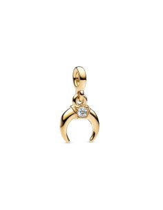 Mini Colgante Pandora ME  con un recubrimiento en oro de 14k Luna Creciente Pandora