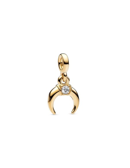 Mini Colgante Pandora ME  con un recubrimiento en oro de 14k Luna Creciente Pandora
