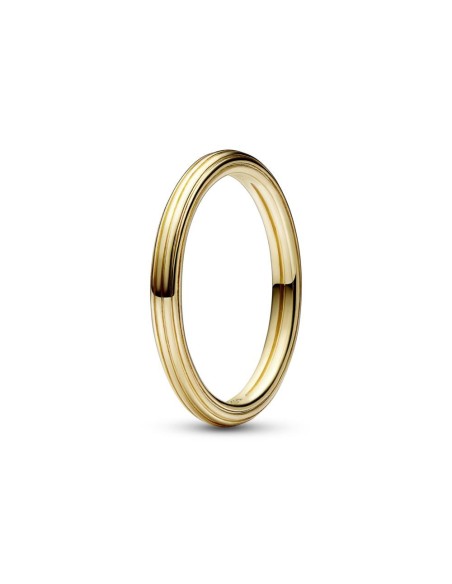 Anillo Pandora ME chapado en oro