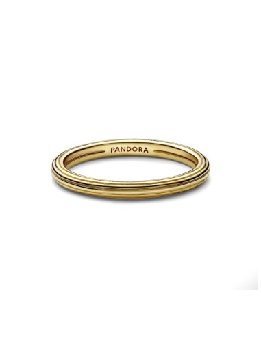 Anillo Pandora ME chapado en oro